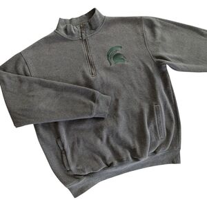 Stadium Athletics MSU Fleece Pullover Size Large